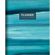 2024-2025 TF Publishing Medium Monthly Planner, Blue Watercolor, 6" x 8-1/2", July To June