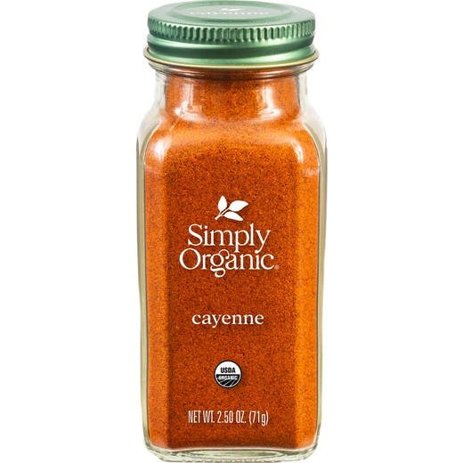 Pack of 6, Simply Organic Cayenne Pepper, 2.5 oz