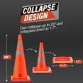 thumbnail image 4 of Conos de seguridad vial RoadHero de 28 pulgadas con cuello reflectante, 4 of 9