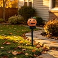 thumbnail image 5 of Halloween Decorations, Solar Powered Resin Courtyard Lamp, Spooky Outdoor Garden Stake Light, Halloween Decor for Yard Patio Porch Display, 5 of 6