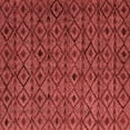 thumbnail image 1 of Ahgly Company Machine Washable Indoor Square Abstract Red Modern Area Rugs, 5' Square, 1 of 4