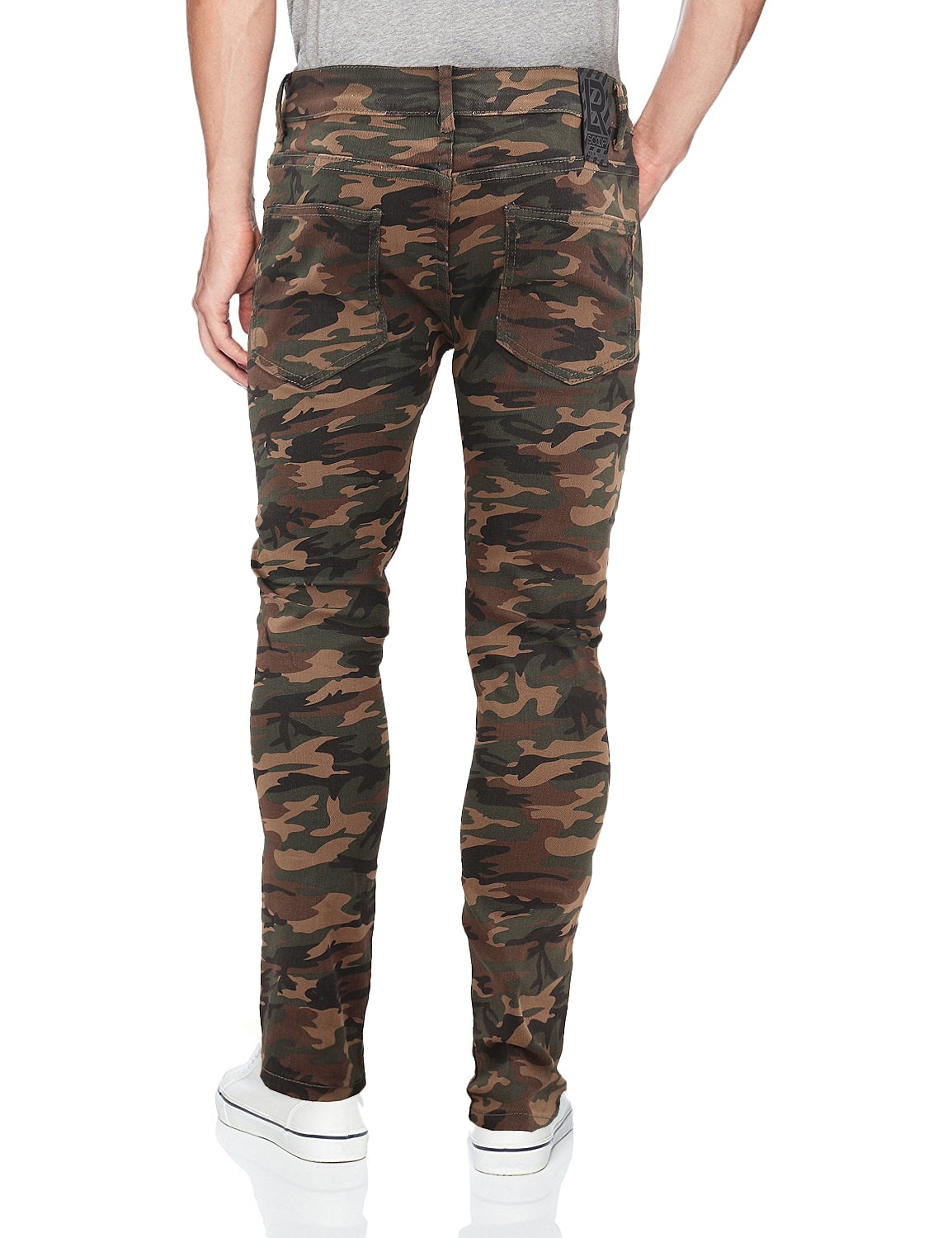 mens distressed camo pants