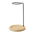 thumbnail image 1 of predolo Coffee Dripper Holder Wooden Filter Holder Multipurpose Accessory Reusable Decor Wood Color, 1 of 8