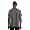 thumbnail image 5 of George Men’s & Big Men's Striped Jersey Knit Polo Shirt with Short Sleeves, Sizes S-3XL, 5 of 5