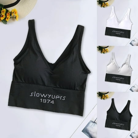 Itsame 1PC Bras for Women s Full Support Everyday Casual Bra Set Standard Straps Wireless Comfort Bralette Gray Size Free Size