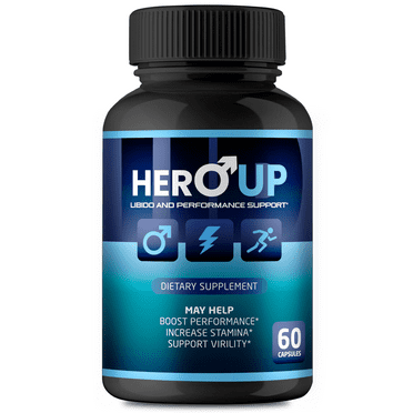 Hero Up Capsules, HeroUp Supplement for Men Pills, HeroUp Capsules with Saw Palmetto - for Maximum Strength Overall Wellness Advanced Formula, Hero Up Health Support Reviews (1 Pack)