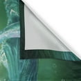 thumbnail image 3 of Ambesonne Ocean Kitchen Curtains, Mermaid Tail Waves Sea, 55"x45", Blue Green, 3 of 3