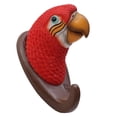 thumbnail image 1 of Gancho de pared con cabeza de animales 3D, decoración creativa, gancho para colgar de resina, gancho decorativo para en hogar, barra de ca Loro BLESIY Gancho de pared de resina de cabeza de animal, 1 of 8