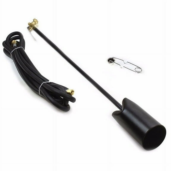 XtremepowerUS Propane Torch Kit Heavy Duty Weed Burner, 500,000 BTU with Flint Striker, with 10-ft Hose Regulator Assembly