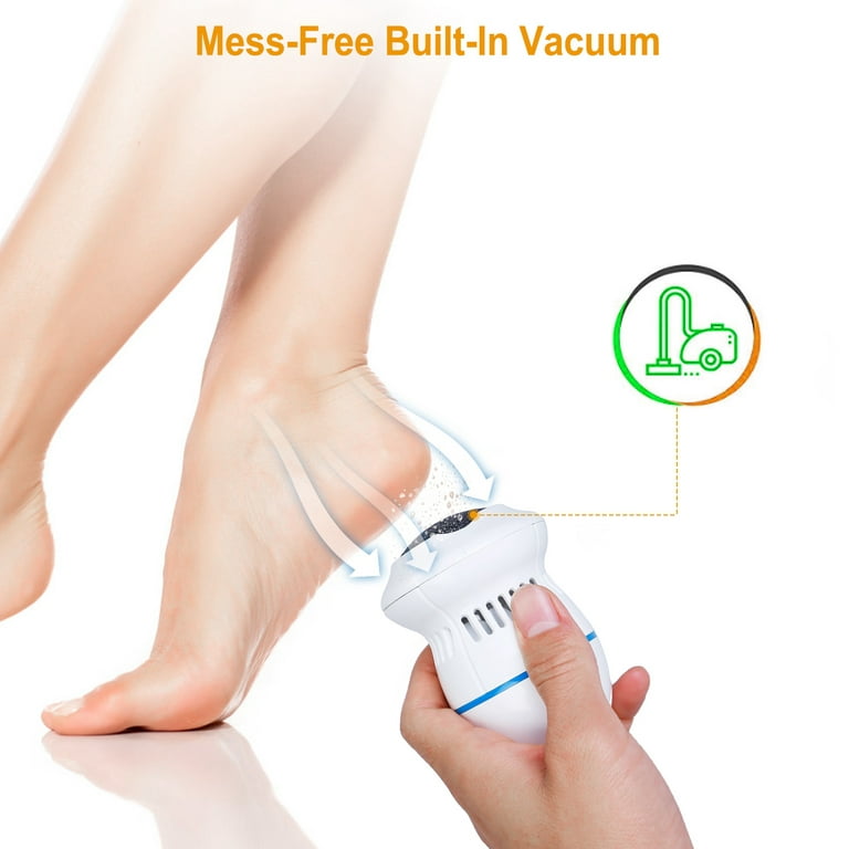 HOT Electric Vacuum Adsorpt Foot Grinder Electric Foot File Vacuum Callus  Remover Foot Files Clean Tools