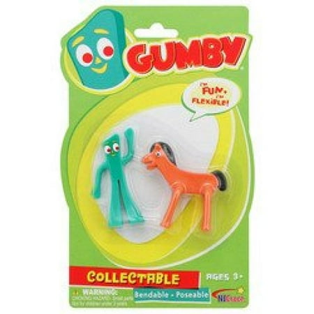 Pokey Mini - NJ Croce Mini Gumby and Pokey Action Figure 2-Pack