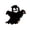 A, variant on Ghost Silhouette Hanging Ornament,Equipped With Mount Hooks & Fairy Lights,Easy Install Accessory for Entryway,Cabinet,Celebration Venue,Home Decor
