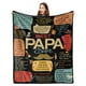 thumbnail image 1 of LHSHID Grandpa Gifts Papa Gifts Birthday Gifts from Grandchildren Papa Grandfather Gift Birthday Gift Christmas Fleece Blanket 50x60in, 1 of 5