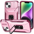 thumbnail image 1 of Funda para GANGXUN iPhone 13 - Soporte metálico, Función magnética, Rosa, 1 of 5