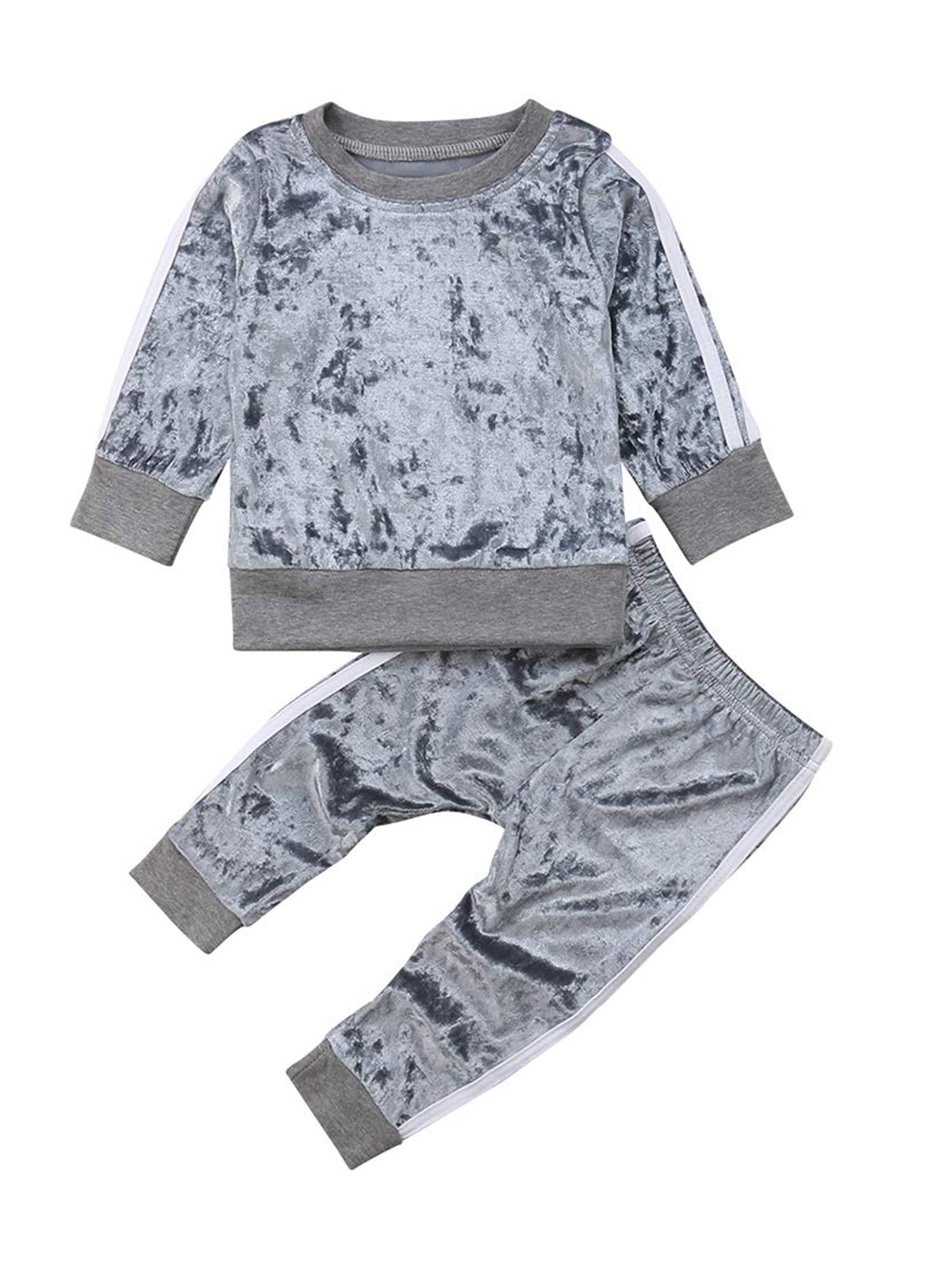 Toddler Baby Girl Hoodie Tops Kids Solid Long Sleeve Pocket Dress Coat Sweatshirt Fall Winter Tracksuit Outfits