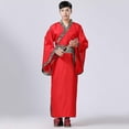 thumbnail image 1 of Ropa china tradicional Hanfu para hombre, disfraz antiguo, traje de Festival para adultos, ropa para el escenario, trajes de baile folclórico, 1 of 4