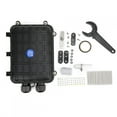 thumbnail image 1 of Qiilu FO Junction Box 1 In 1 Out Horizontal FO Splice Box IP68 Waterproof FO Cable Junction Box, 1 of 8