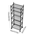 thumbnail image 3 of Storage Shelves,6 Tier Shelf Organizer, Sturdy Garage Shelving with Adjustable Leveling Feet, Space-Saving Shelves Organizer for Pantry, Laundry, Kitchen, 3 of 5