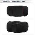 thumbnail image 4 of Almohada para la Cabeza del Automóvil Unique Bargains Almohada Ergonómica Cómoda para el Cuello Soporte para el Cuello Franela, Espuma Viscoelástica Ancho Ajustable Negro 2 Pcs para Conducir Viajar, 4 of 7