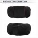 thumbnail image 4 of Almohada para la Cabeza del Automóvil Unique Bargains Almohada Ergonómica Cómoda para el Cuello Soporte para el Cuello Franela, Espuma Viscoelástica Ancho Ajustable Negro 2 Pcs para Conducir Viajar, 4 of 7