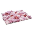 thumbnail image 4 of Decoración de la pared de la flor 3D Sunnimix 40x60cm flores de seda púrpura, 4 of 8