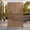 Brown, variant on TopComfy Outdoor Privacy Screen 72" H x 47" W Freestanding Privacy Fence Screen with Stand, HDPE Privacy Wall Outdoor Panel for Patio, Balcony, Deck & Backyard, White