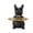 C002- Black, variant on Gold Serving Tray, French Bulldog Decor, Entryway DecorforTable, Abstract Sculptural Art, Beige Base Gold Trim, 8inWide Tray, 1 Pc, Coffee Table Decorations, Gold Living Room