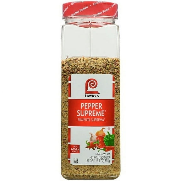 (Price/Case)Lawry's Pepper Supreme, 21 Ounces, 6 per case