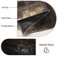 thumbnail image 6 of 3D Optical Illusion Area Rugs 3'x5', Washable Small Throw Rugs for Living Room Bedroom, Visual Trap Looks Like Holes Brown Indoor Outdoor Rug Non-Slip Low Pile Carpet Runner Reversible Floor Mats, 6 of 8
