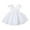 1340White2637, variant on Rggeeun Girls Dress Toddlers Spring Summer Casual Dresses Comfortable Playwear For Everyday Wear Boho O-Neck Sundress