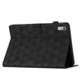 thumbnail image 4 of Allytech Case for Lenovo Tab M9 9.0" 2023, Embossed Pattern PU Leather Case with Card Slots & Pen Holder, Multi-Angle Viewing Stand Auto Sleep Wake Shockproof Flip Case, Black, 4 of 10