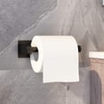 thumbnail image 3 of Vaehold Portarrollos De Papel Higiénico Autoadhesivo, Soporte Para Papel Higiénico Adhesivo Para Cocina Y Baño, Sin Agujeros, Para Pegar En La Pared, Acero Inoxidable, Negro Cepillado, 3 of 7