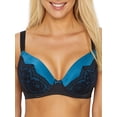 thumbnail image 1 of Camio Mio Womens Satin & Lace Balconette Bra Style-B10097, 1 of 4