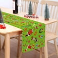 thumbnail image 3 of Christmas Table Runner, Christmas Xmas Winter Holiday, Season Party Christmas Decorations, Kitchen Fireplace Dining Room Home Decor (13" x 108"), 3 of 6