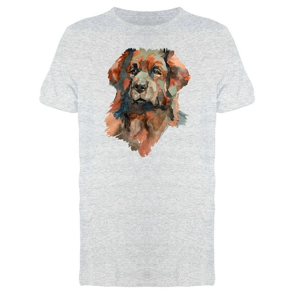 Leonberger Head Painting Tee Men's -Image by Shutterstock