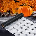 thumbnail image 5 of XGFHYJEH Halloween Decorations Indoor, Halloween Decoration Ornament, Halloween Web Yarn Roll Meal Mat Ghost Festival Gathering Table Decoration Net Cloth Table Cloth Table Flag, 5 of 5