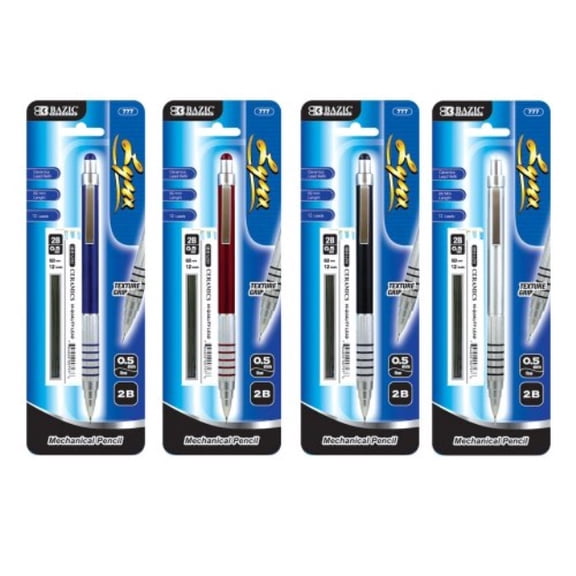 BAZIC Products Pastel Pencils 1 Pack (8 Pcs), Assorted Colors Wood-Cased #2 HB Pencil Cute Pencil with Eraser Bulk