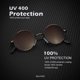 thumbnail image 3 of Gafas de Sol KALIYADI Redondas Polarizadas Retro de Metal UV45 para Hombres y Mujeres, 3 of 6