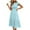 Blue, variant on XUNKUSGA Summer Dresses for Women 2025 Ruffle Tiered Midi Dresses A Line Smocked Sundress Crew Neck Boho Dresses Spring Going Out S-XXL