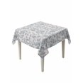 thumbnail image 2 of Farmhouse Flower Tablecloth Square Table Cloth 54x54,Waterproof Outdoor Table Cloth Covers Decorative Table Protector ,Botanical Vintage Light Blue Leaf Washable Table Cover for Kitchen Dinning Party, 2 of 8