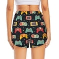 thumbnail image 2 of Rocae Retro Video Game for Women's Athletic Shorts Quick Dry Workout Hiking Shorts With Pockets for Running, Yoga, Gym, Sports Medium, 2 of 9