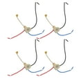 thumbnail image 4 of 4Pcs Ceiling Fan Light Switch Replacement Lamp Pull Chain Switch 3 Wire Ceiling Fan Lamp Switch 250V 125V Gold, 4 of 19