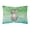 Multicolor, variant on Dog Teal and Green Watercolor Canvas Fabric Decorative Pillow