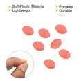 thumbnail image 4 of Uxcell 5x3.4mm Oval Soft Plastic Luminous Glow Fishing Beads Tackle Tool Red 200 Pieces, 4 of 5