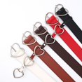 thumbnail image 5 of Heart Buckle PU Leather Alloy Buckle Waist for Red Red Heart 105cm, 5 of 6