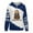 Blue, variant on T-Shirt Printing Machine Fashion Woman Long Sleeve Autumn T-Shirt Printing Hooded Pockets Blouse Tops