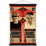 Cobra Kai - Versus Wall Poster with Wooden Magnetic Frame, 22.375" x 34"