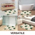 thumbnail image 5 of 1pc Floral and Fantasy Pattern Absorbent Non-Slip Bathroom Thickened Flannel Rug Decor,Soft,Quick Drying,Suitable For Indoor/outdoor Use,Bathrooms,Bedrooms,Kitchens,Terrace,Laundry Rooms,16"x24", 5 of 9