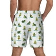 thumbnail image 4 of Goofa Cute Avocado Yoga Printed Men's Swim Trunks Board Shorts Quick Dry Mens Swimming Trunks with Compression Liner,Breathable Fit Hawaii Beach Shorts-3X-Large, 4 of 9