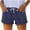 #03 Dark Blue 【Mix, Match & Rotate: Stock Up on Daily Colors】, variant on Women's Straight Leg Pants with Pockets, High Waisted Foldable Hem Elastic Waist, Soft Casual Dressy Trousers for Business Work Office | VerBelle,Green M